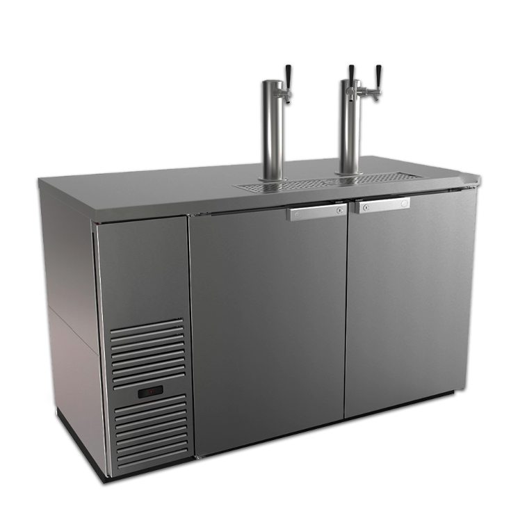 Kegerator Dispro Inox 2 puertas, FDD-59-S-N 115V-50/60H