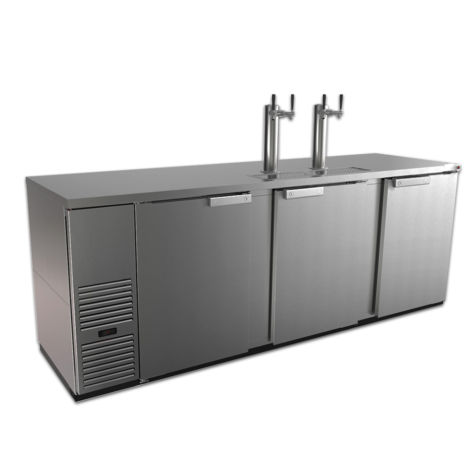 Kegerator Dispro Inox 3 puertas, FDD-95-S-N 115V-50/60H