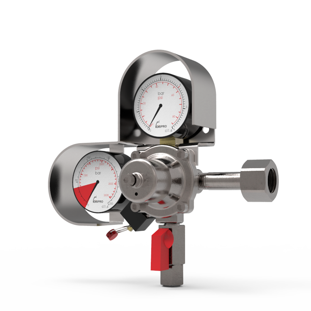 Regulador Plus 1 Cuerpo Dispro Rosca DIN 5/8&quot; JG5/16&quot;