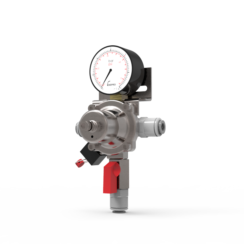 Regulador Plus 1 Cuerpo Dispro Pared/Secundario JG5/16&quot;