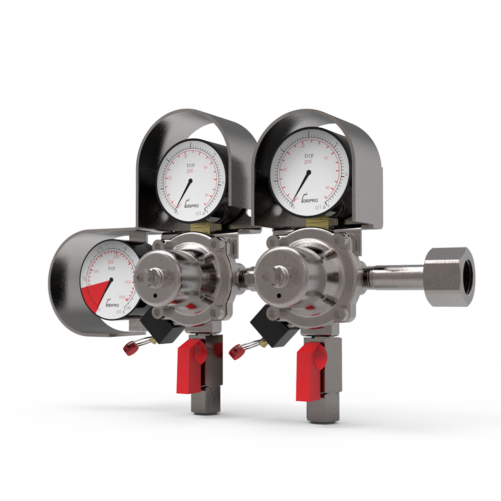 Regulador Plus 2 Cuerpos Dispro Rosca DIN 5/8&quot;