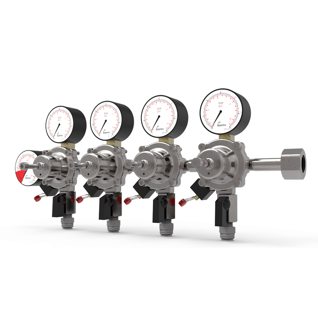 Regulador Eco 4 Cuerpos Dispro G1/2&quot; 5/8&quot;