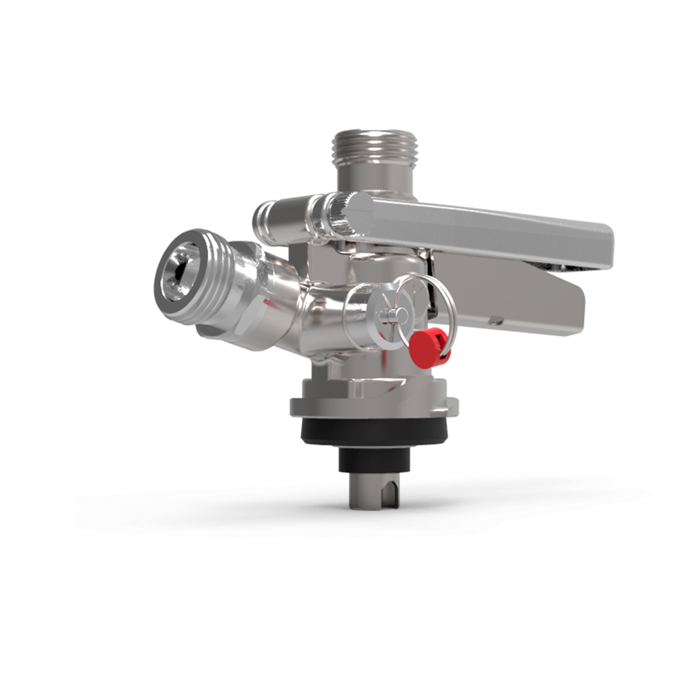 Pinchador Barril Tipo S Shanky G5/8&quot; Válvula CO2