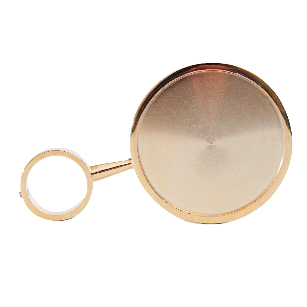 Medallon Ciego Aro D 25mm Dorado