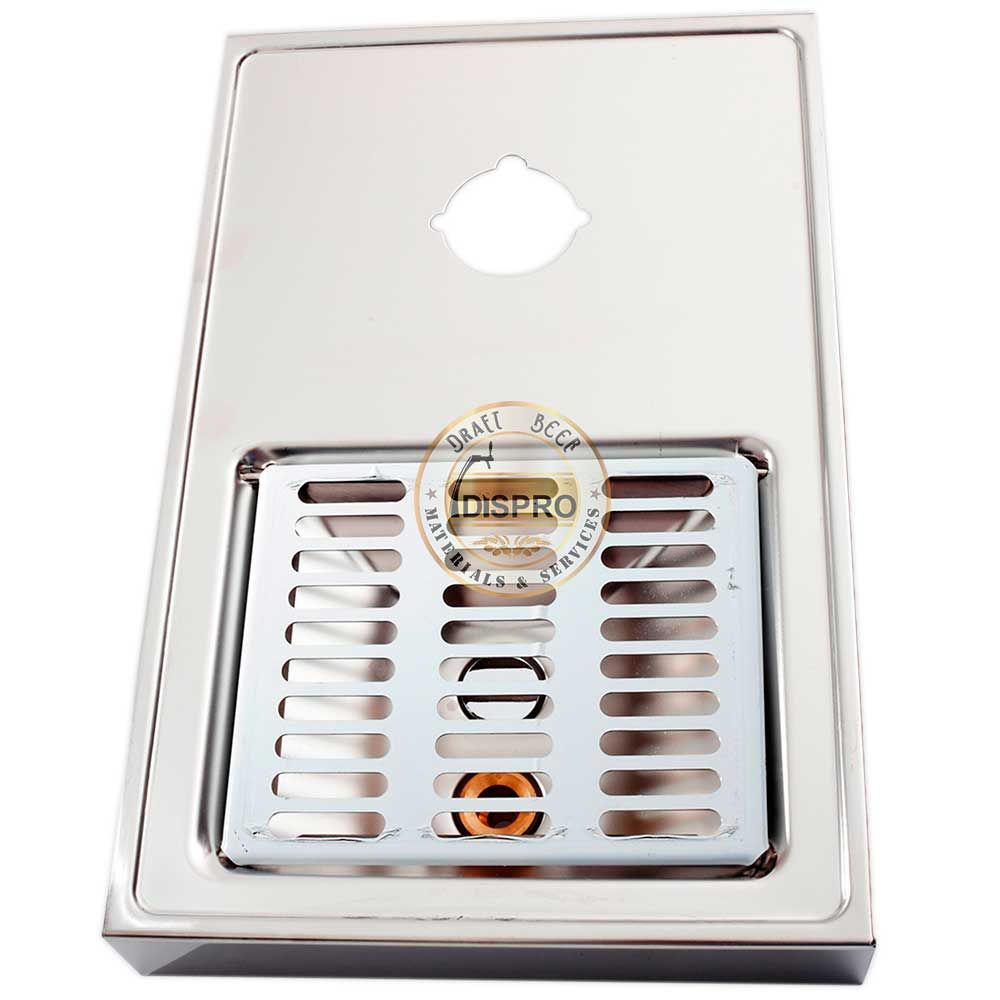 Bandeja Inox 400x400x50mm 1 Ag. 50mm