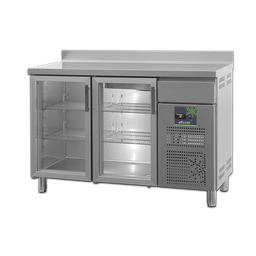 [EN081] Kegerator Dispro Inox 2 puertas CRISTAL, FBR-150 115V-50/60H