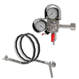 [PM058] Regulador Plus 1 Cuerpo Dispro HK G1/2&quot; 2 Salidas 5/16&quot; con Latiguillo