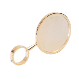 [ME044] Medallon Ciego Aro D 30mm Dorado