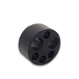 [CP042] Tapón de Goma con 2 agujero 9mm