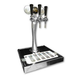 [CS035] Queen Triplo Expo Cromada 3 grifos Led